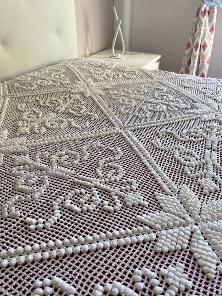 colcha croche pinterest