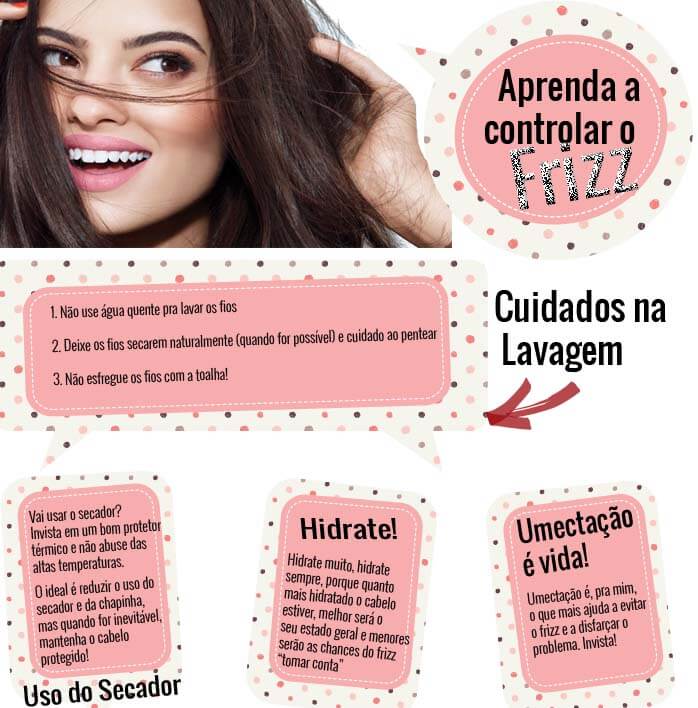 como acabar com os frizz do cabelo liso