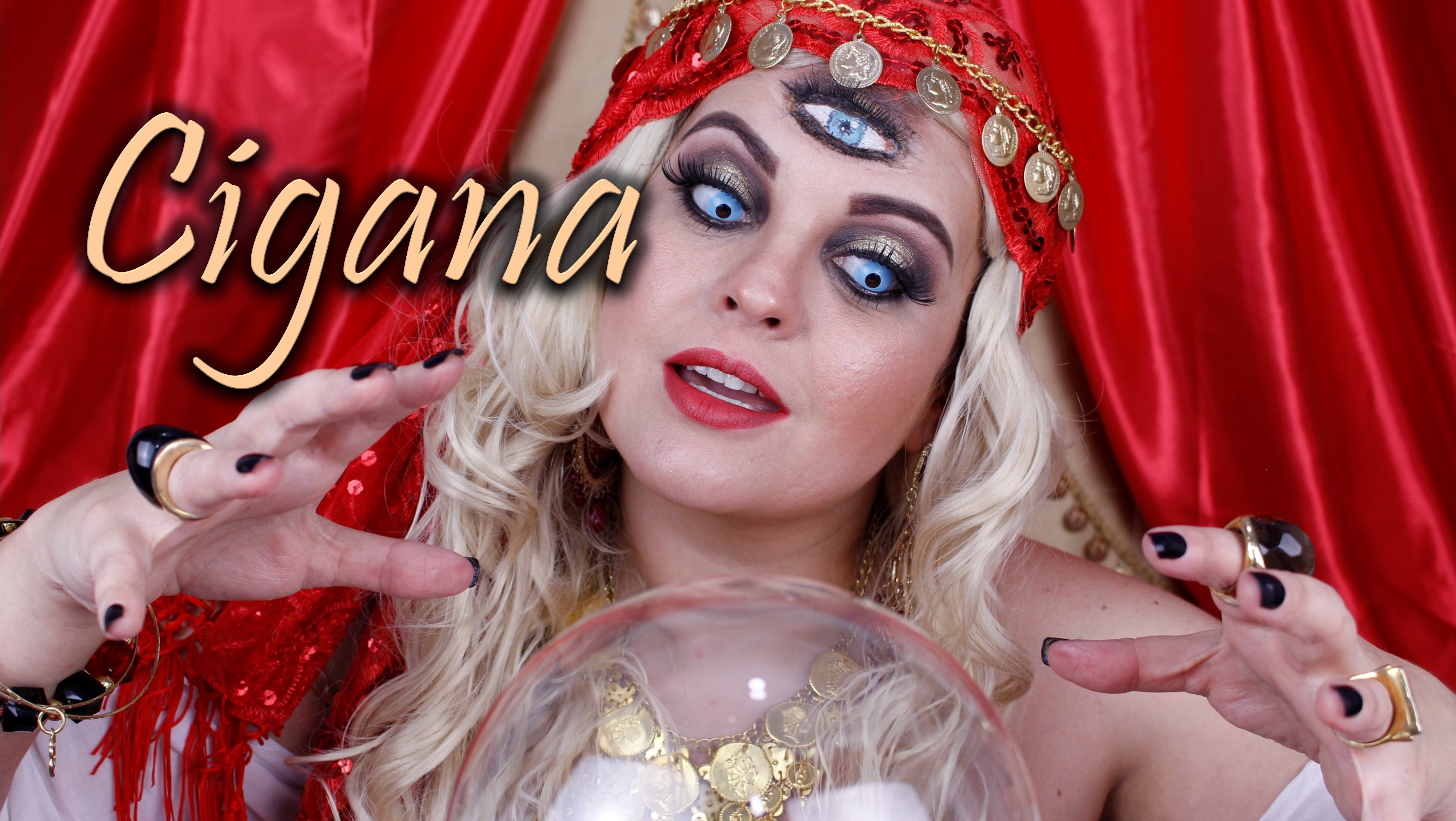 pedrarias maquiagem cigana não cola