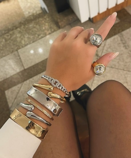 acessórios para evento formal mix metals