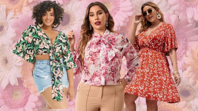 Como combinar estampas florais de diferentes tamanhos