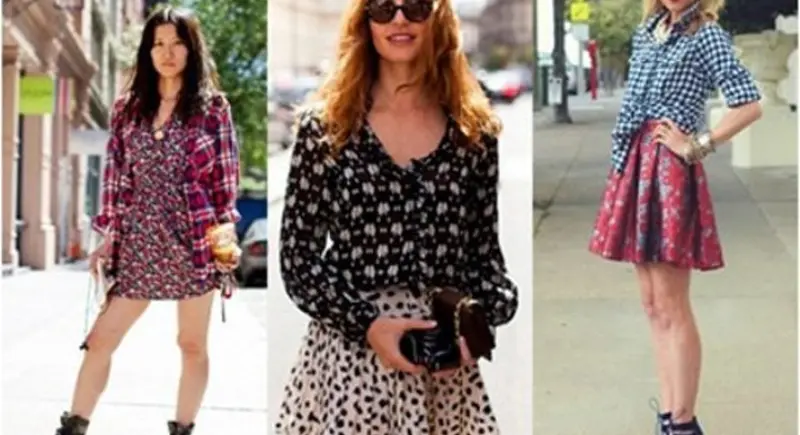 Como combinar estampas florais de diferentes tamanhos