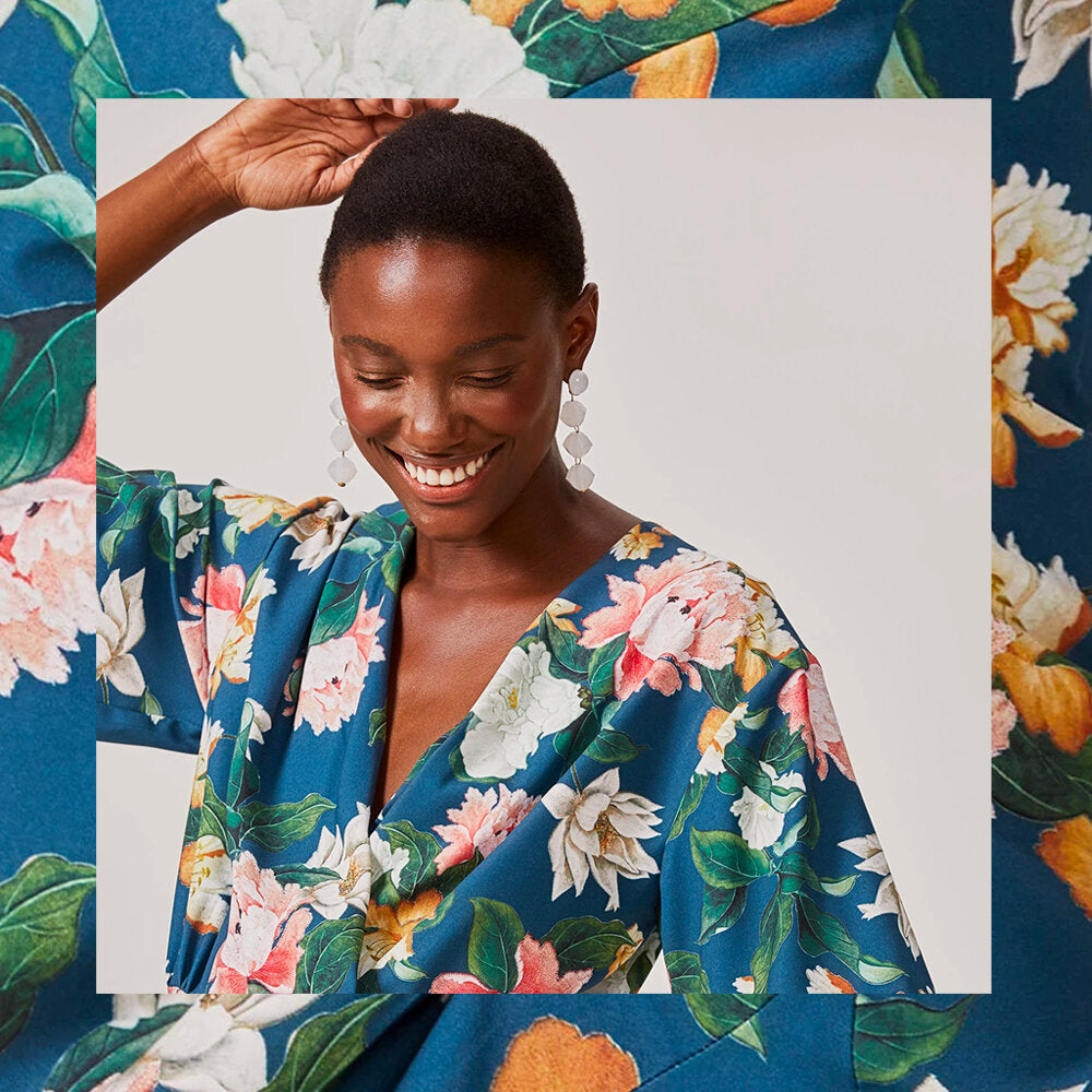 combinar floral grande com floral pequeno