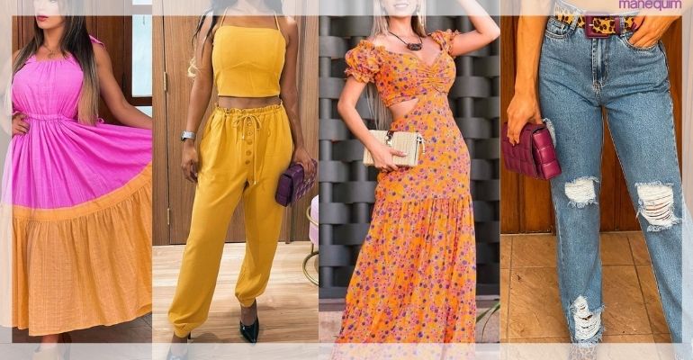 Laranja e Roxo no Verão: Inspirações para Looks Frescos e Ousados