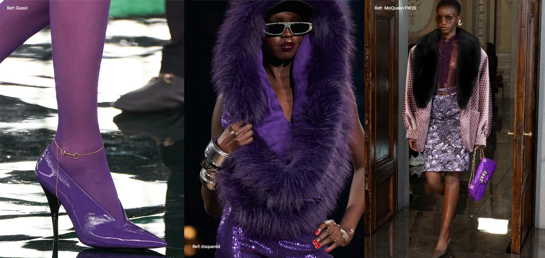 Como combinar laranja e roxo em looks ousados