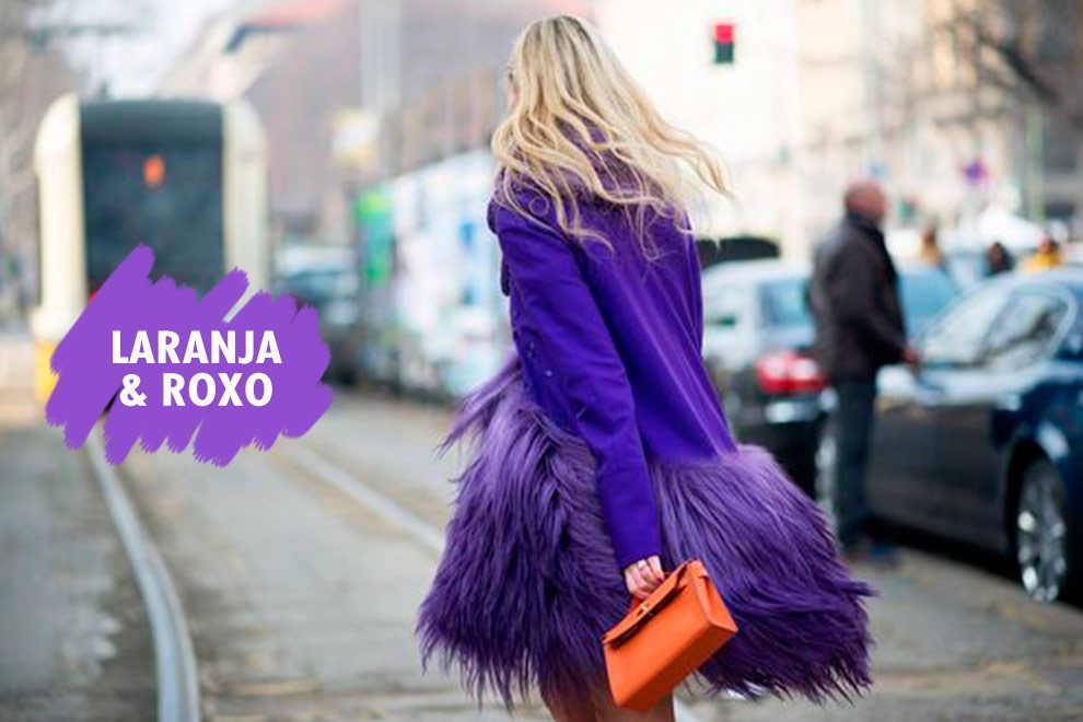 Color Block: Guia Completo para Combinar Laranja e Roxo