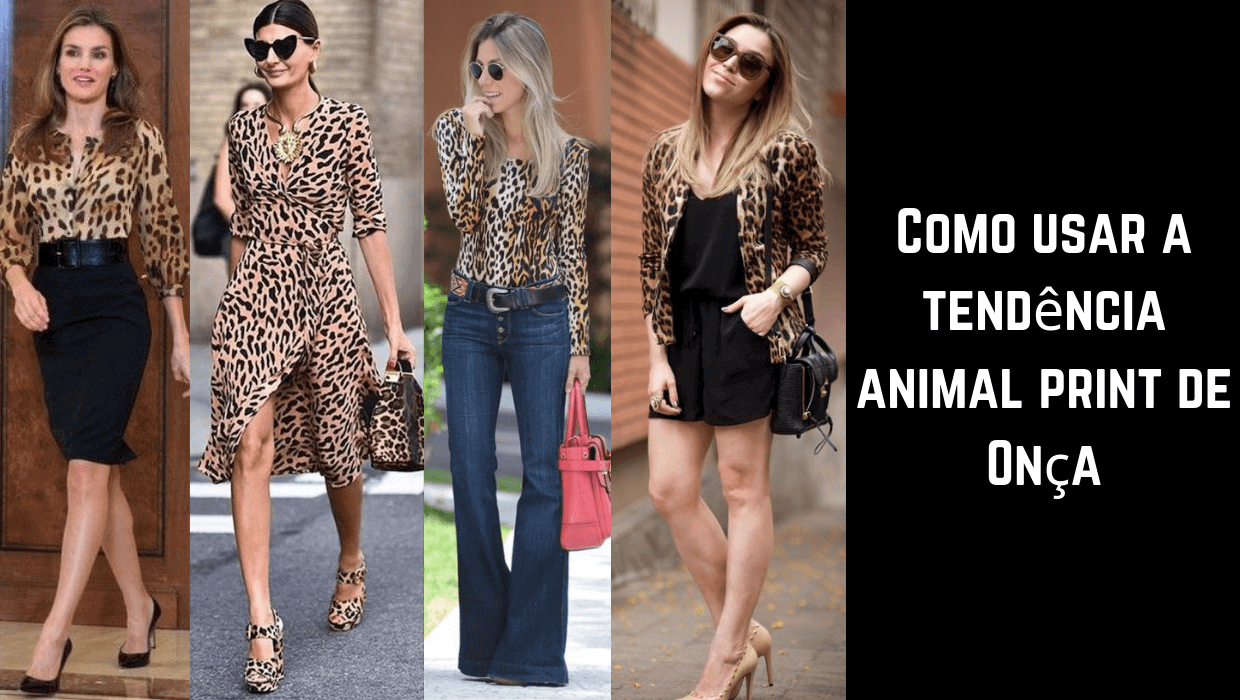 looks com sapato de oncinha