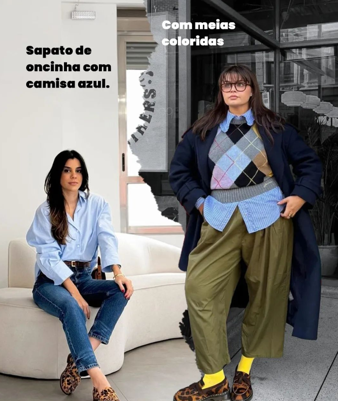 como usar sapato de onça