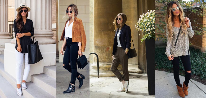 Como combinar sapatos prateados com looks casuais