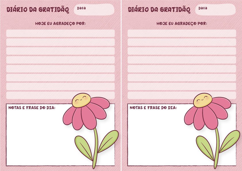 como fazer diário de gratidão com crianças