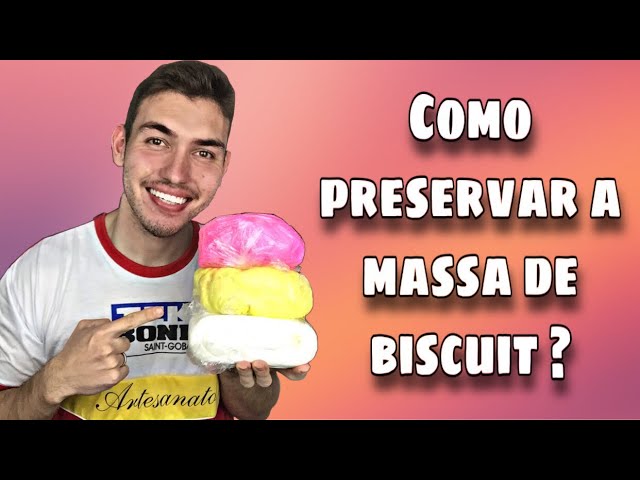 Como conservar a massa de biscuit por mais tempo