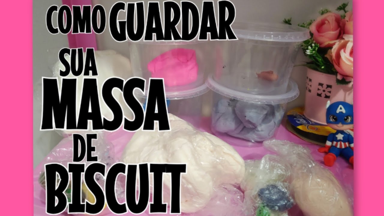Como conservar a massa de biscuit por mais tempo