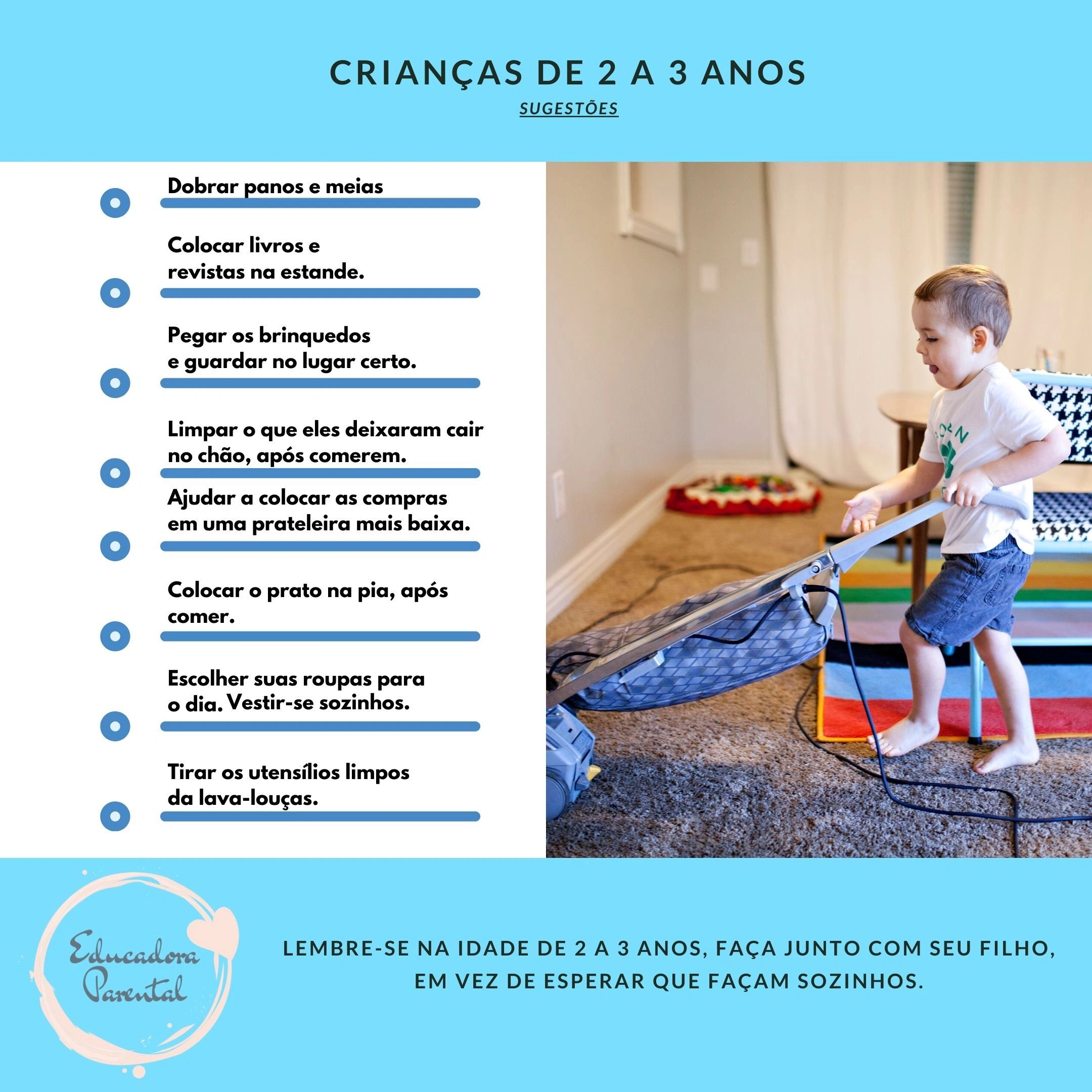 disciplina na cozinha com filhos