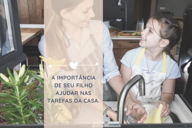 tarefas domésticas para crianças por idade