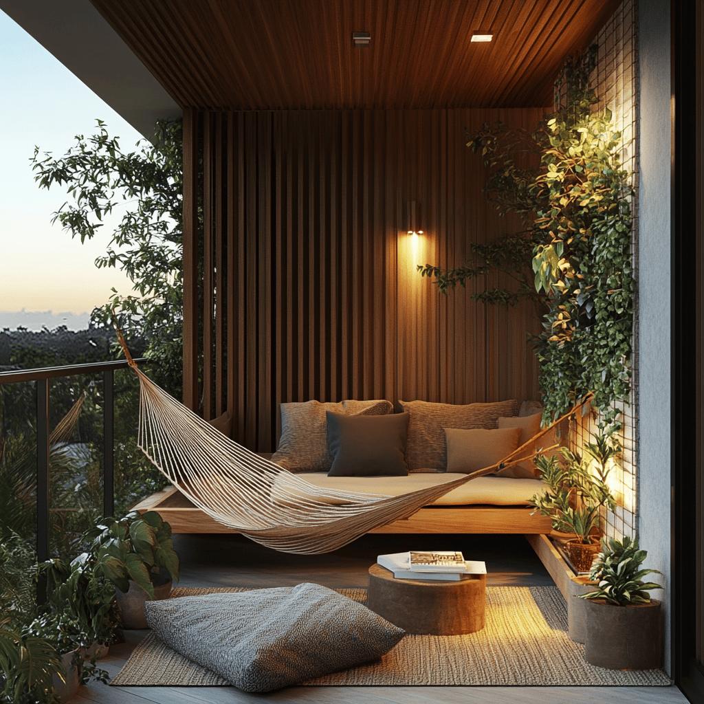 Como criar um espaço de relaxamento na varanda