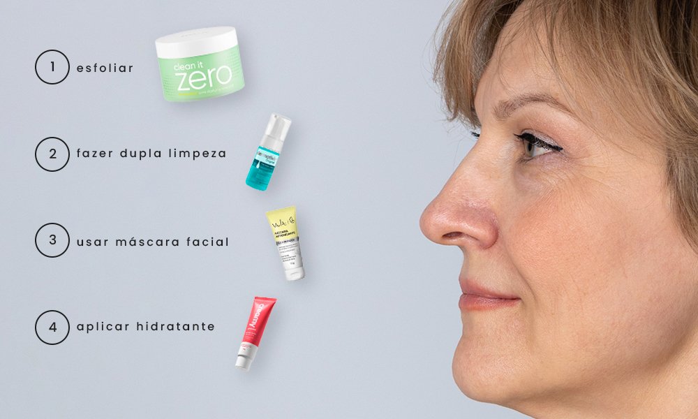 vitamina C para pele madura