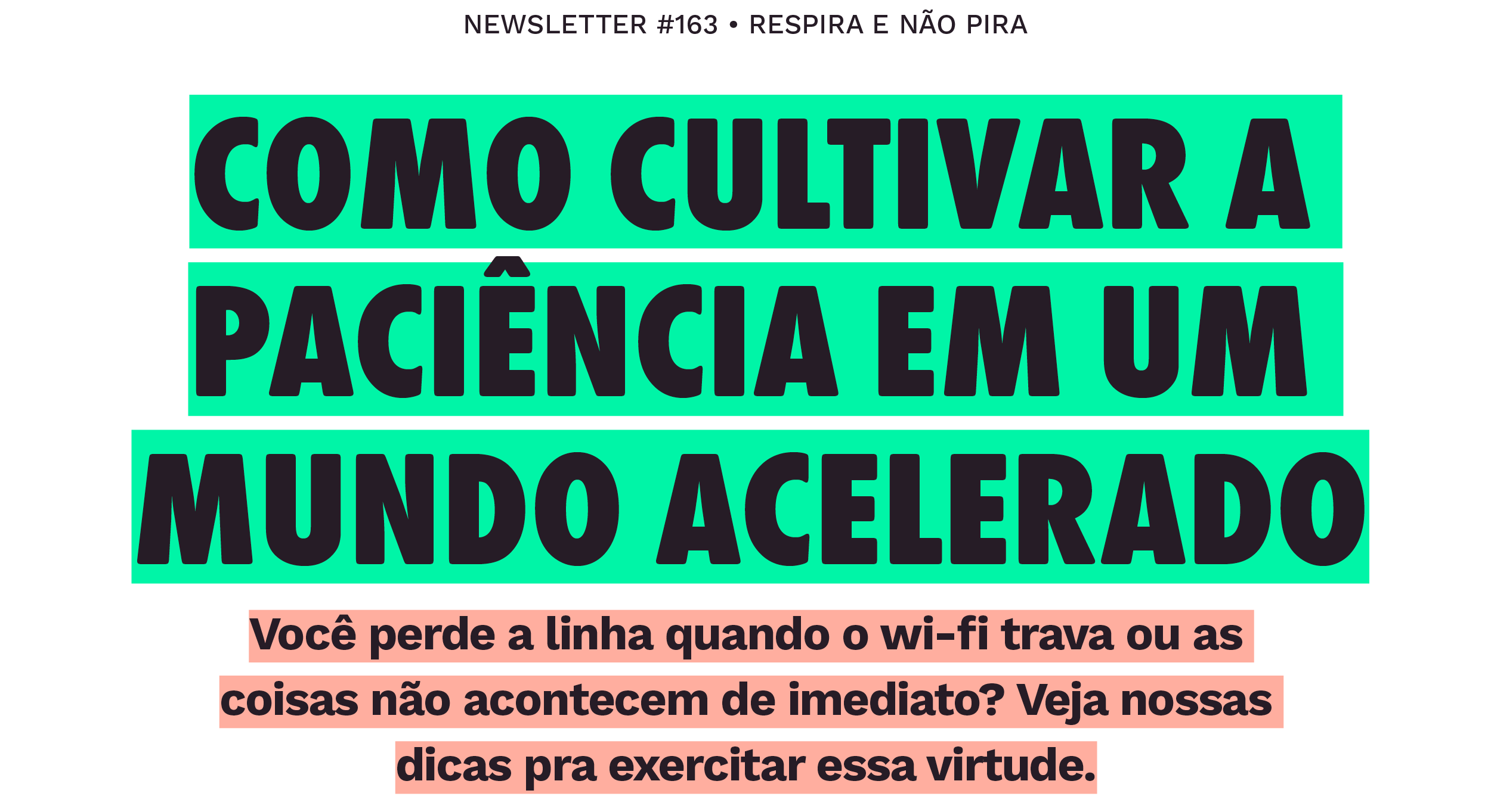 como cultivar paciência na era digital
