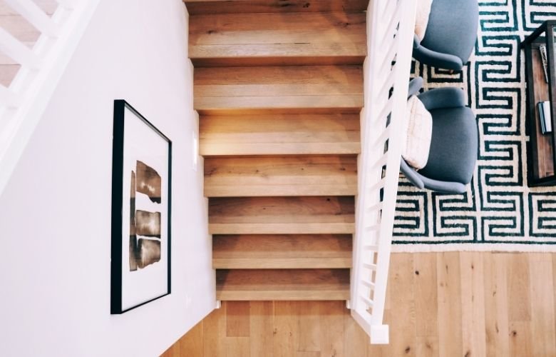 ideias para revestimento de escada interna