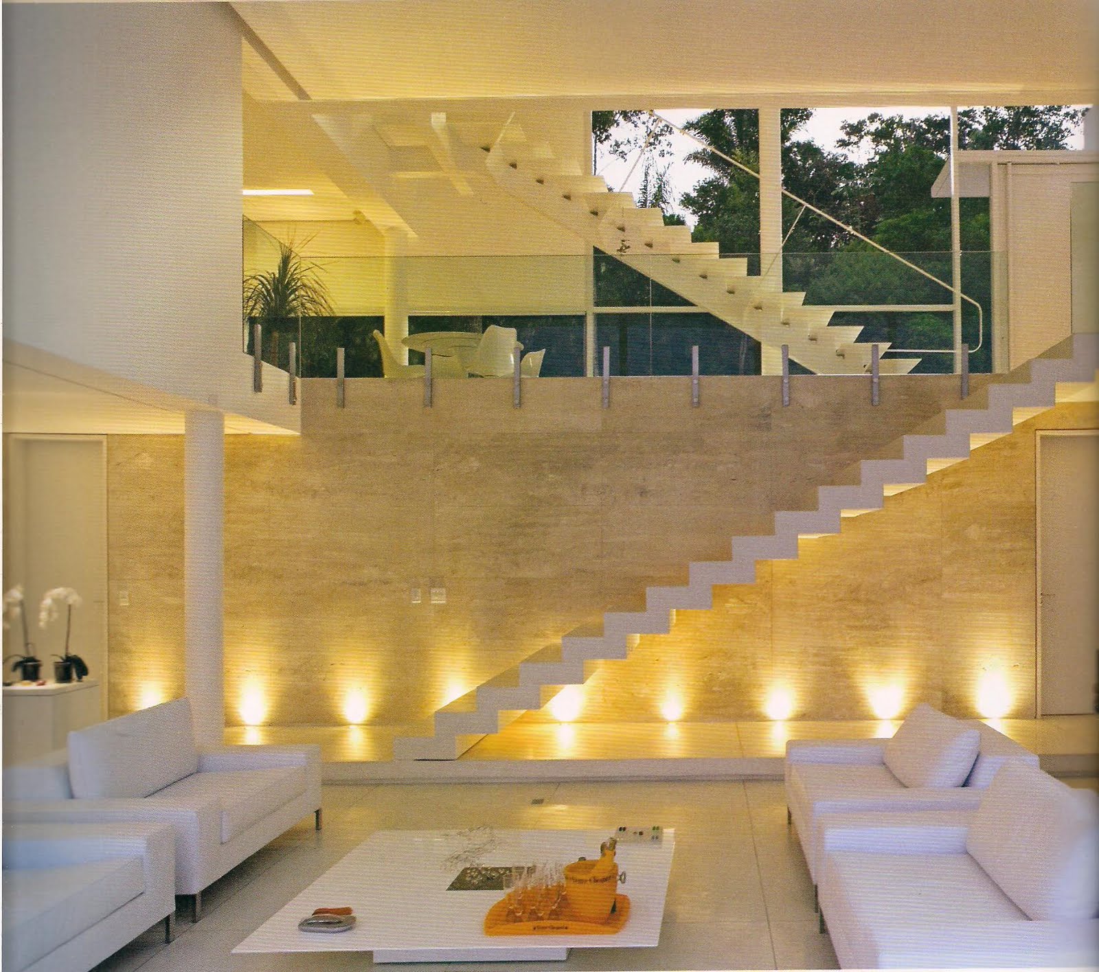 Como decorar degraus de escada interna