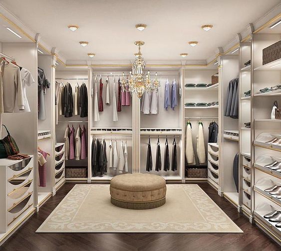 como decorar quarto de casal com closet integrado
