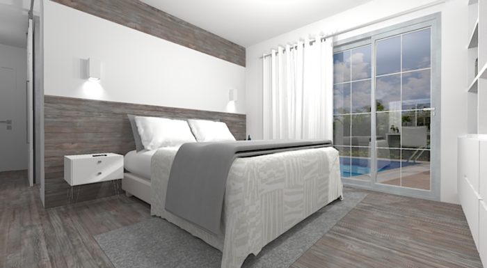 organização de closet integrado em quarto pequeno