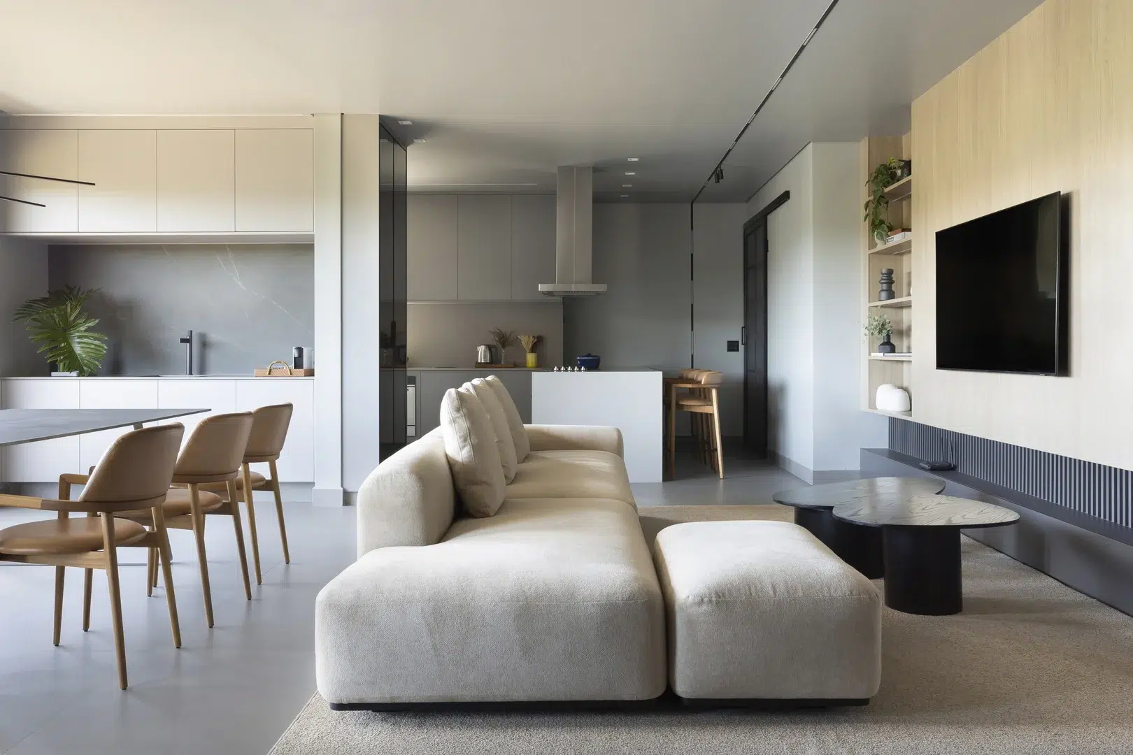 50 ideias de decoração sala com sofá cinza