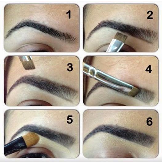 correção de falhas na sobrancelha natural