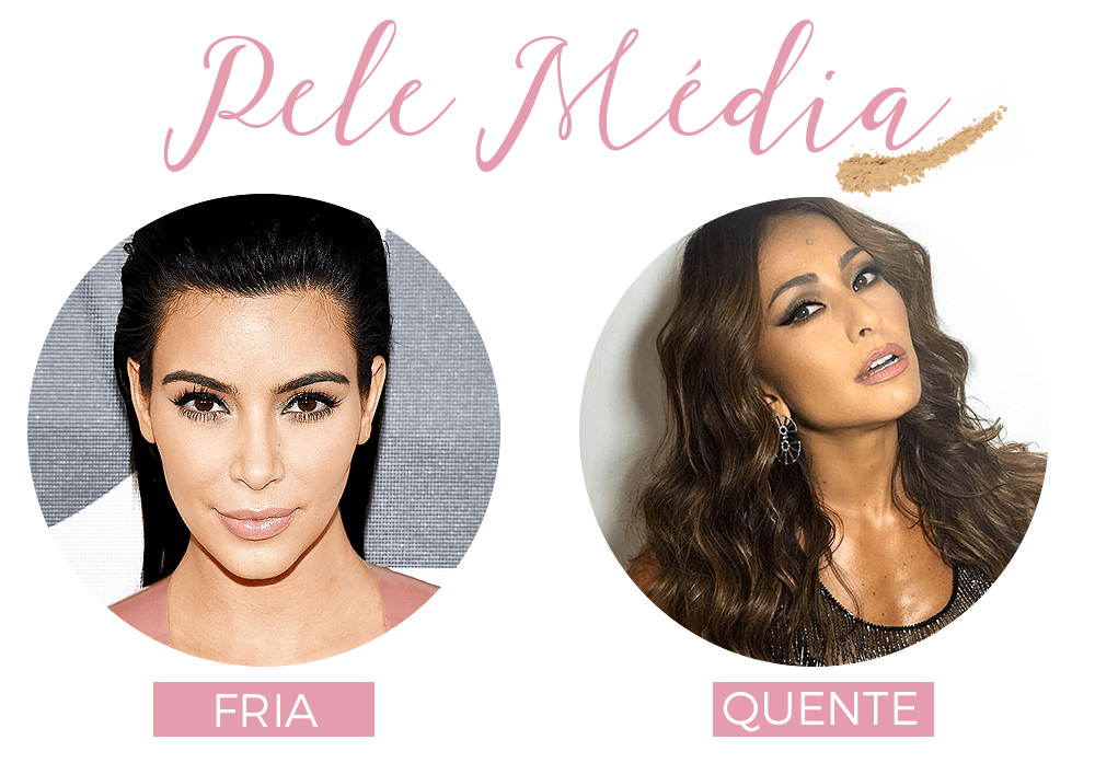 teste de tom de pele para base