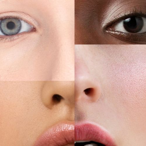 teste de tom de pele para base