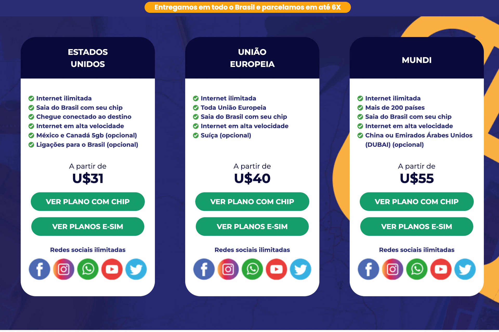 Como escolher o chip internacional de internet mais barato