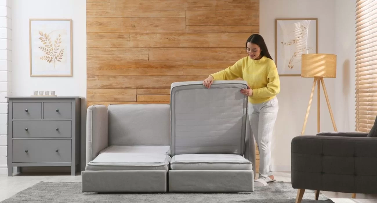 sofá-cama casal com bom custo-benefício