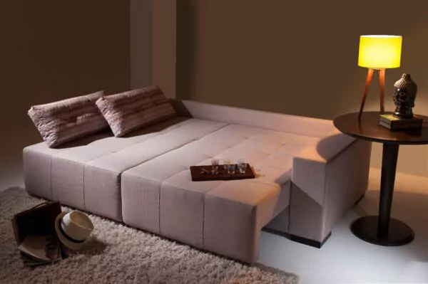 tipos de sofá-cama com molas ensacadas