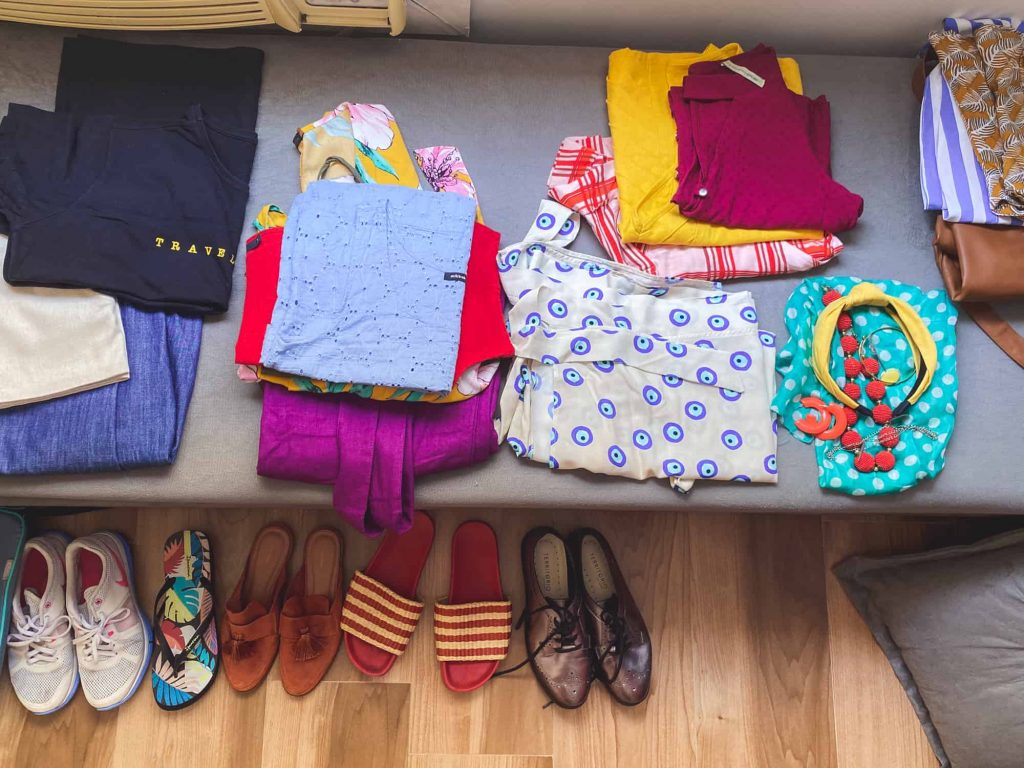 organizar mala de mão para 7 dias