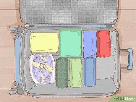 como organizar mala de viagem para 7 dias