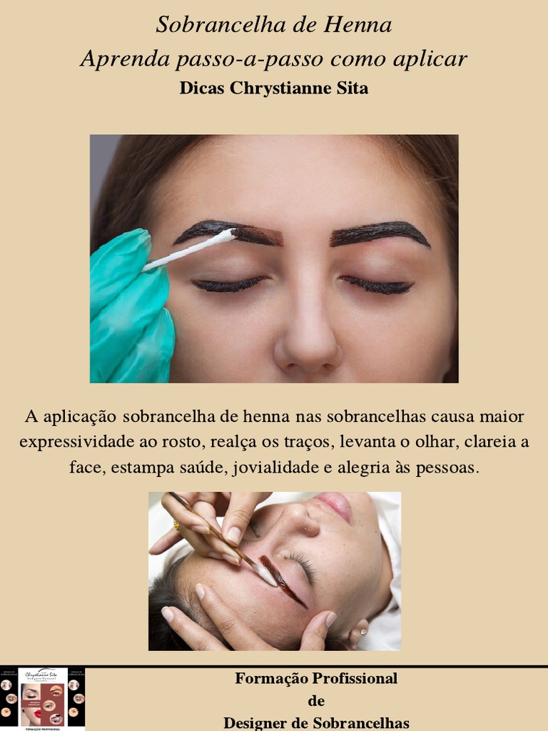 Como Corrigir Falhas nas Sobrancelhas com Henna