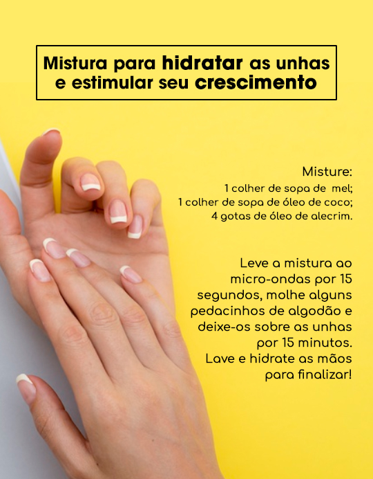 como fazer a unha crescer mais rápido