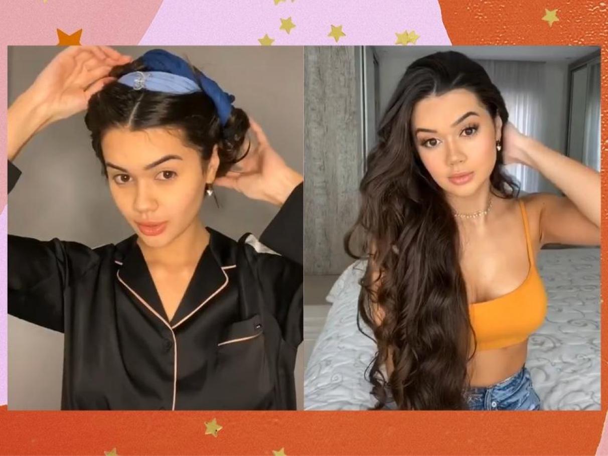 Como fazer babyliss com meia (sem calor)