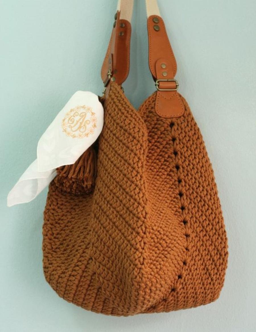 Como fazer bolsas de crochê modernas