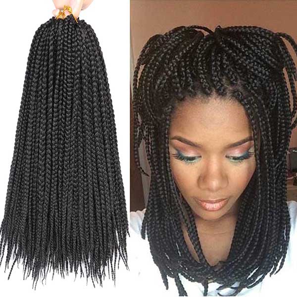 como fazer box braids com linha de croche