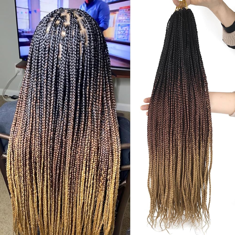 Box Braids de Linha: Técnicas de Nó Invisível e Com Elástico Explicadas