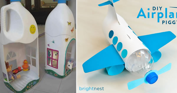 Como fazer brinquedos com material reciclável