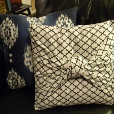 como fazer capa de almofada sem costura com cola