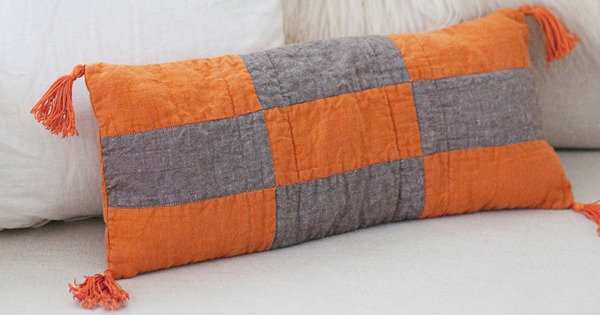 como fazer capa de almofada sem costura com cola