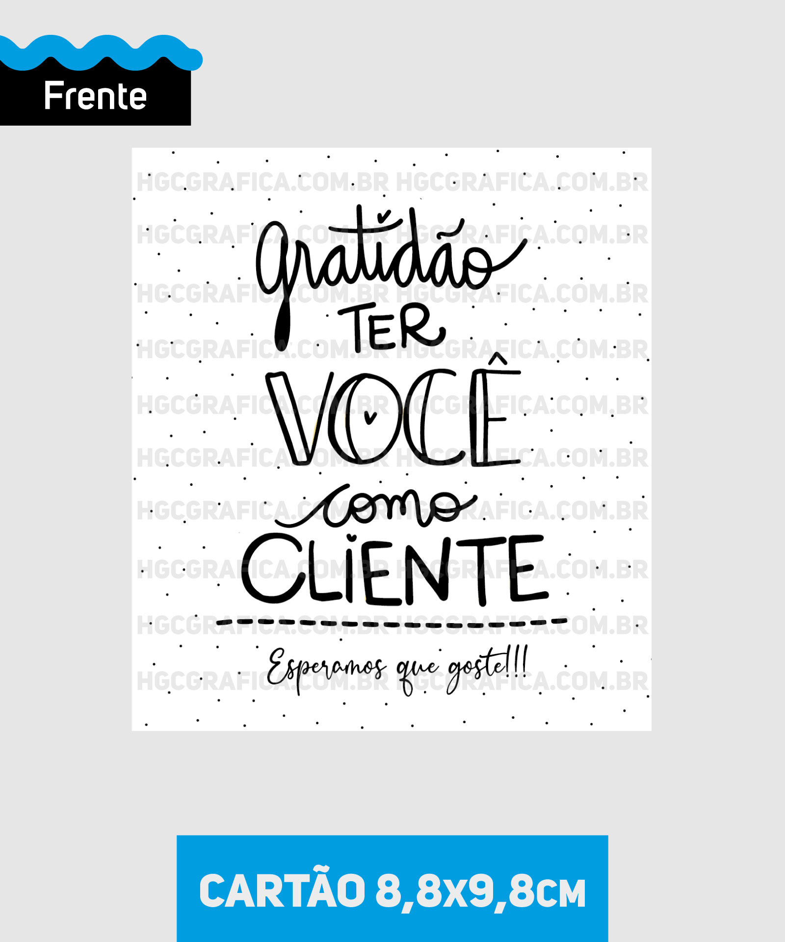 como fazer cartões de agradecimento personalizados