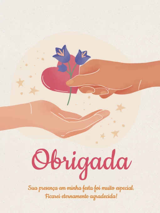 criar cartão de agradecimento para cliente