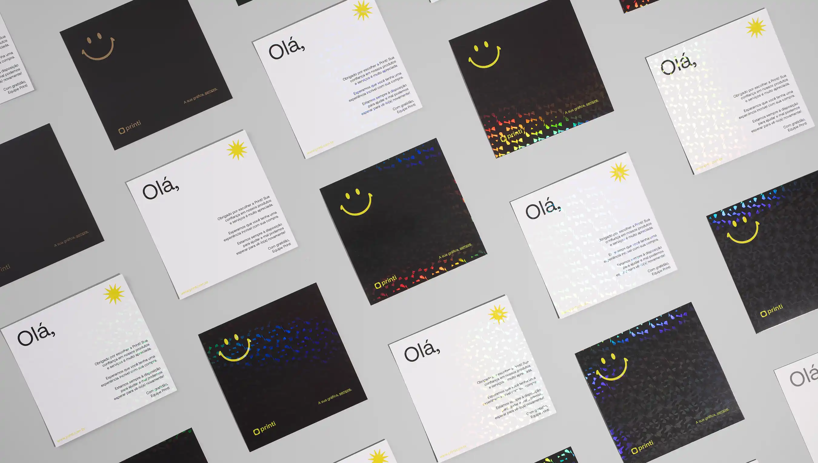 papel ideal para cartões de agradecimento