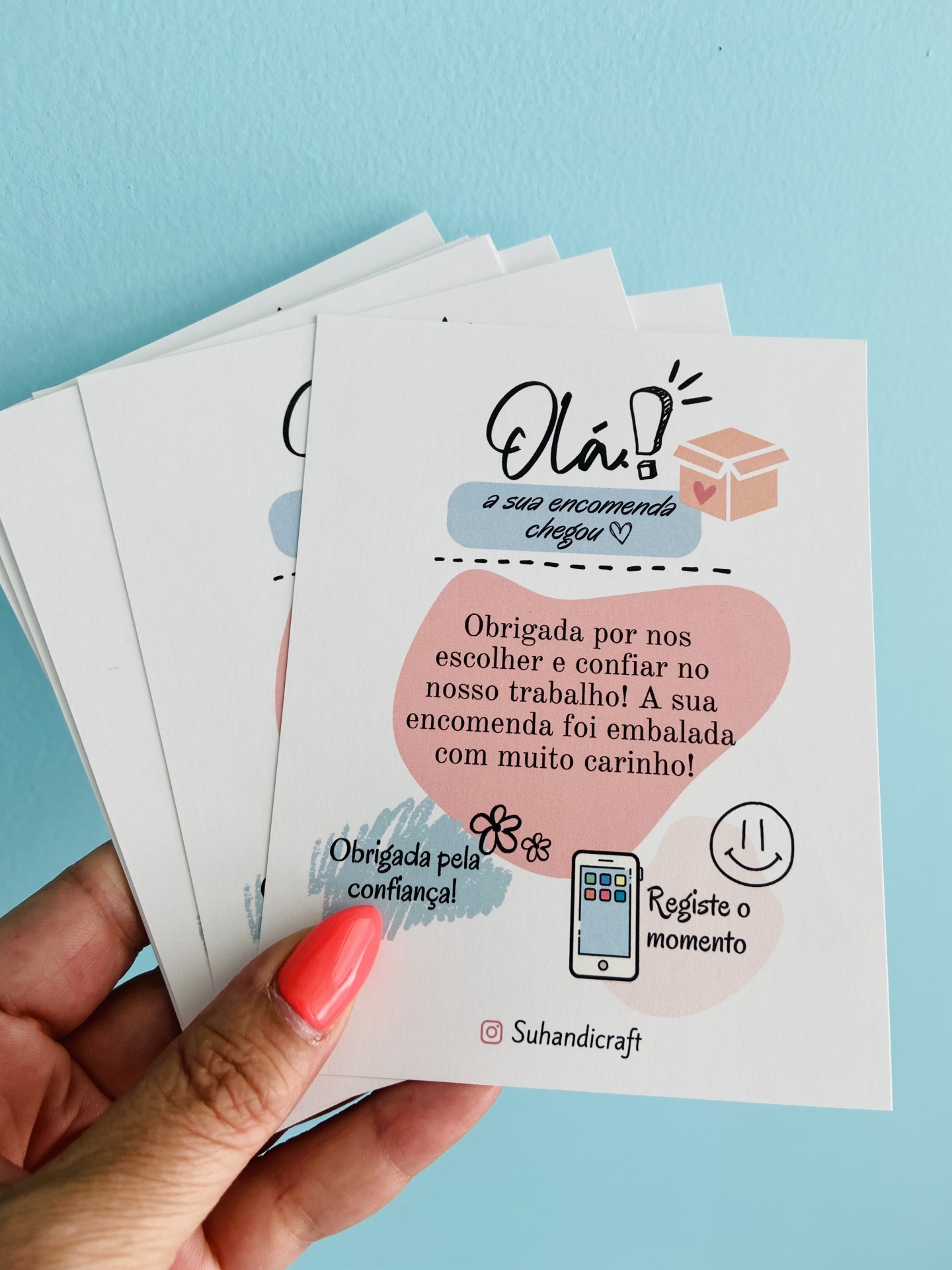 criar cartão de agradecimento para cliente