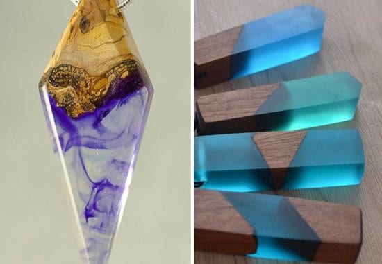 ideias de bordado para colar com resina