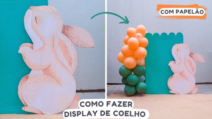Como fazer decoração de festa infantil com papelão