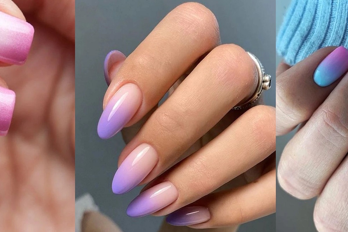 como fazer degradê de unhas com esponja